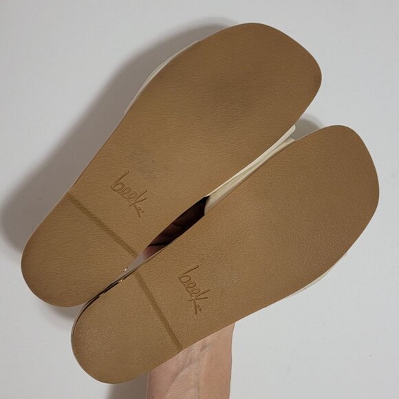 NEW Beek Whipbird Sandals Womens 9 Eggshell Chic Casual Comfort Designer Neutral - Picture 7 of 7